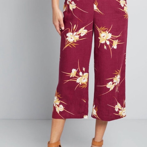 NWT Modcloth Join Joyfully Culottes Size 4 & 8 - Picture 3 of 7